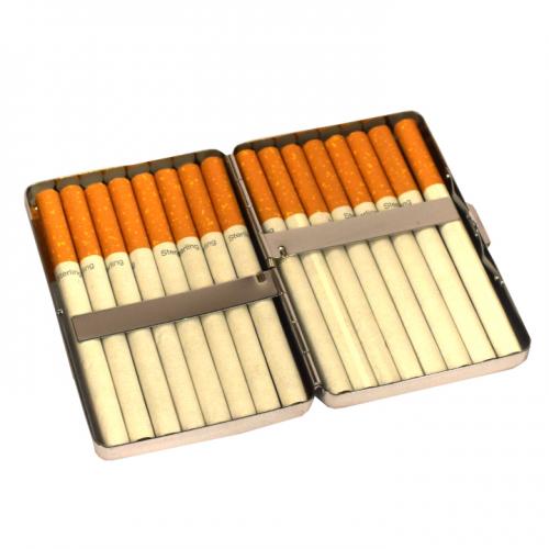 Star Pattern Cigarette Case - Fits Up To 16 Super King Cigarettes