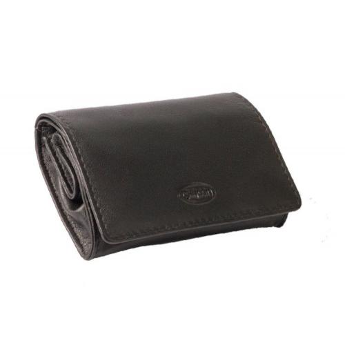 Chacom Small Leather Tobacco Pouch - Black