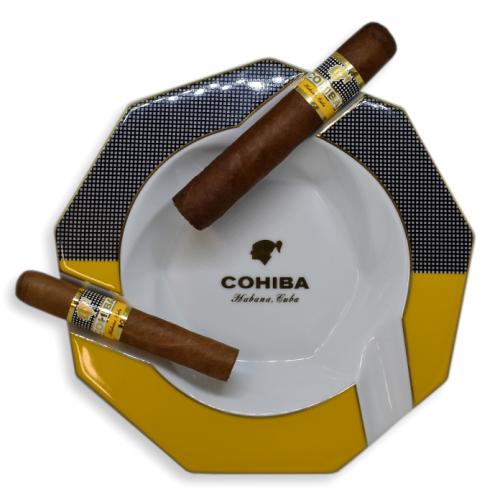 Cohiba Cigar Selection and 3 Rest Porcelain Ashtray Sampler