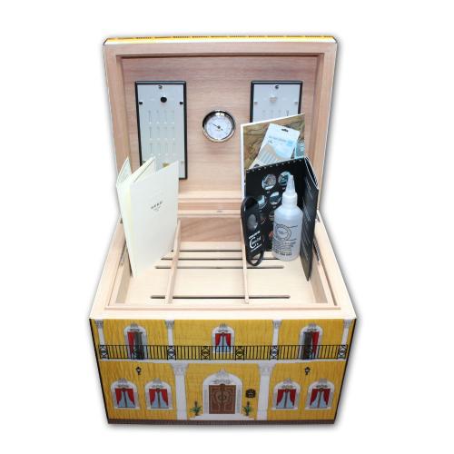 Elie Bleu Cigar Humidor "Casa Cubana" Palacio 110 Cigar Capacity