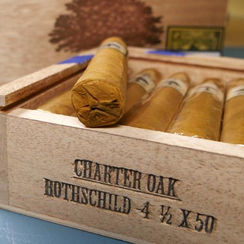 Charter Oak Connecticut Shade Rothschild Cigar - 1 Single - C.Gars Exclusive