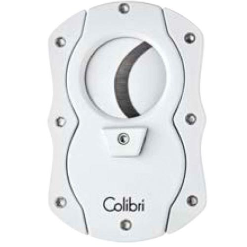 Colibri Coloured Blades Cigar Cutter - White