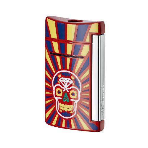 ST Dupont Lighter - Minijet - Day of the Dead - Red