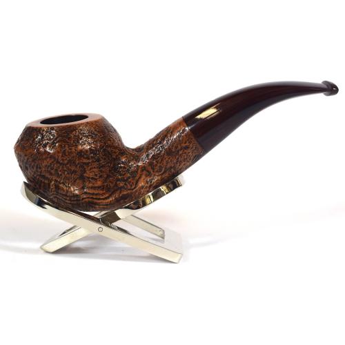Alfred Dunhill - The White Spot County 4108 Group 4 Bent Rhodesian Fishtail Pipe (DUN227)