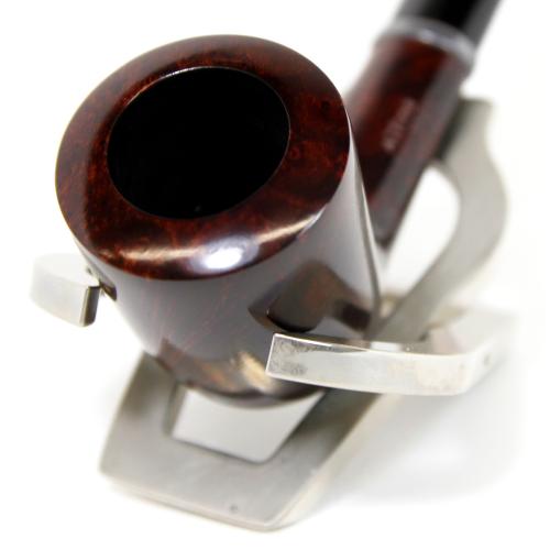 Alfred Dunhill - The White Spot Bruyere BB1112 Group 3 Bent Silver Band Pipe (DUN39)