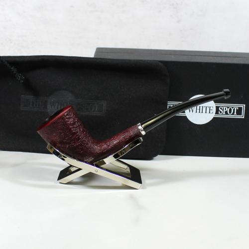 Alfred Dunhill - The White Spot Ruby Bark Group 3 Bent Pipe (DUN591)