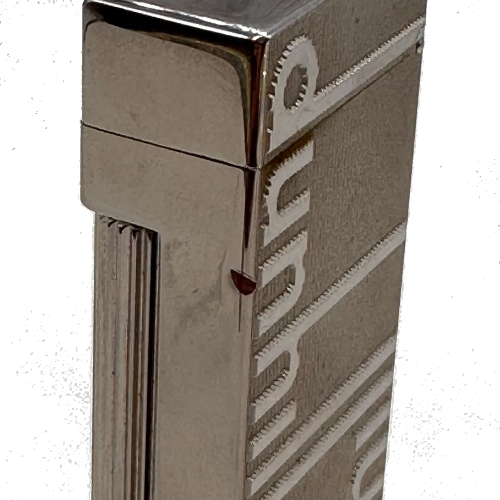 SLIGHT SECONDS - Dunhill - Rollagas Lighter - Signature Palladium Plated (End of Line)