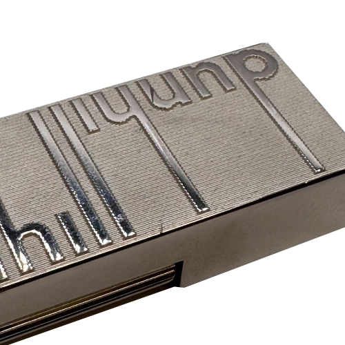 SLIGHT SECONDS - Dunhill - Rollagas Lighter - Signature Palladium Plated (End of Line)