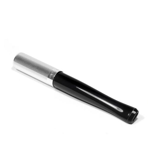 Denicotea Long Ejector Cigarette Holder - Silver Pattern