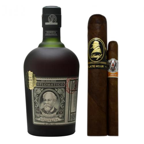 Intro to Pairing - Rich & Spicy - Diplomatico Rum 5cl + Cigars