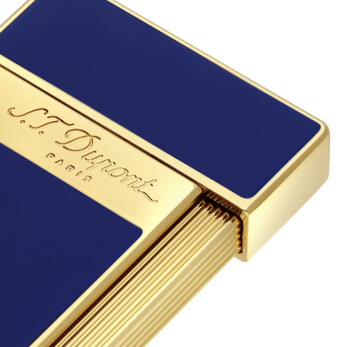 ST Dupont Lighter - Slimmy - Blue & Gold