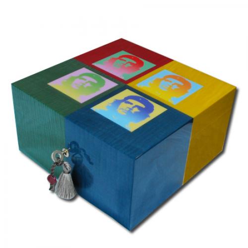 Elie Bleu Che Collection Pop Art Humidor 75 Cigar Capacity