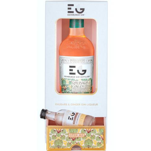 Edinburgh Gin Rhubarb & Ginger Liqueur 50cl Drawer Pack