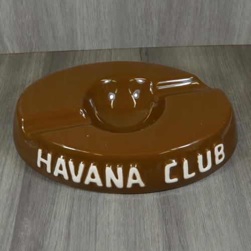Havana Club Collection Ashtray - El Socio Double Cigar Ashtray - Brown
