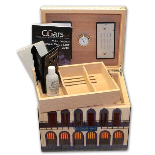 Elie Bleu Casa Cubana Collection Cigar Humidor - 110 cigars capacity