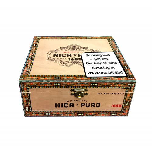 Empty Alec Bradley Nica Puro Robusto Cigar Box