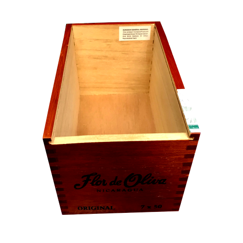 Empty Flor de Oliva Original Cigar Box
