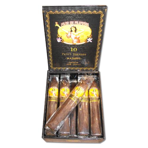 Flor de Filipinas Petit Torpedo Maduro Cigar - Box of 10