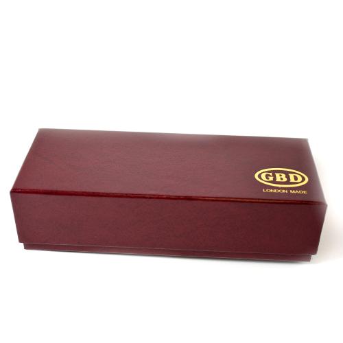 GBD Pub 5081 Briar Metal Filter Bent Fishtail Pipe (GBD031)