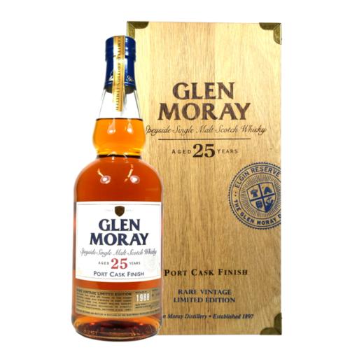 Glen Moray Elgin 25 Year Old Port Cask Finish Whisky - 70cl 43%