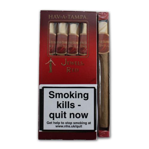 Hav A Tampa Jewels Birchwood Tipped Red - 5 pack