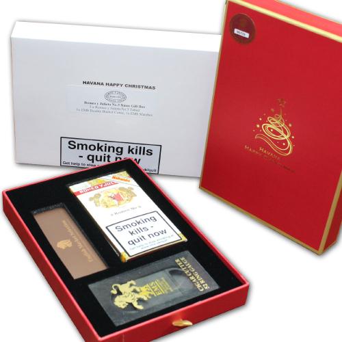 Romeo y Julieta No. 3 Christmas Box - Pack of 3 Cigars and Cutter