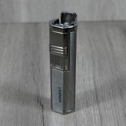 Honest Hutton Cigar Lighter - Gunmetal (HON46) - End of Line