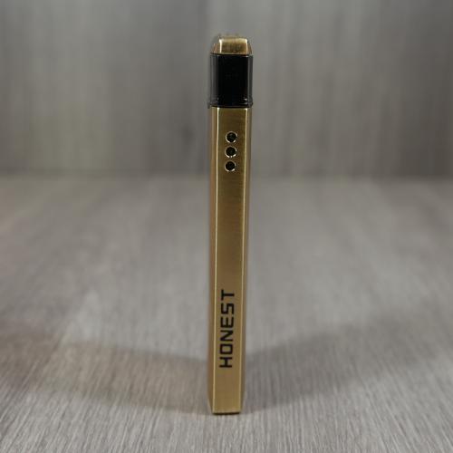 Honest Astra Jet Flame Cigar Lighter - Gold Squares (HON72)
