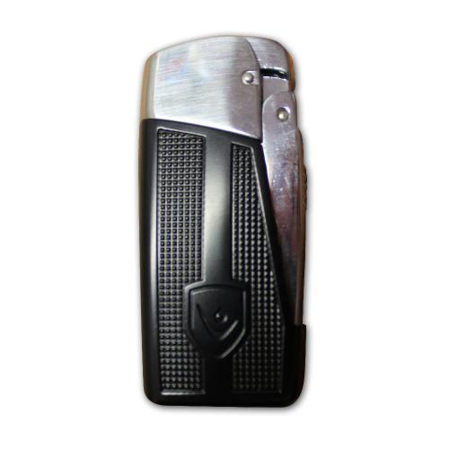 Vector General Windproof Cigarette Lighter - Black and Chrome