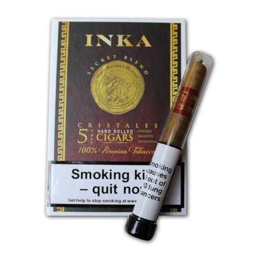 Inka Secret Blend - Red Cristales Tubed Cigar - Pack of 5
