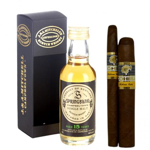 Intro to Pairing - Springbank 15 Year Old Whisky + Cohiba Cigar Selection