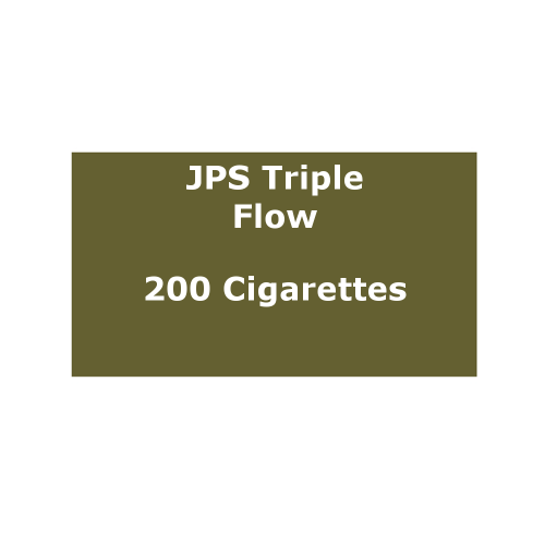 JPS Triple Flow - 10 packs of 20 cigarettes (200)