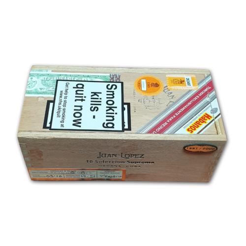 Juan Lopez Seleccion Suprema (Vintage 2009 - UK Regional Edition) Cigar -  H & F House Reserve - Box of 10