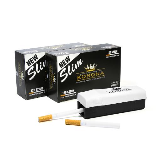 Korona Slim Classic Tubes 2 boxes of 120 and Machine Starter Kit