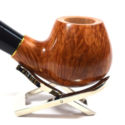 Lorenzetti Italy Smooth Light Brown Apple Bent Fishtail Pipe (LZ10)