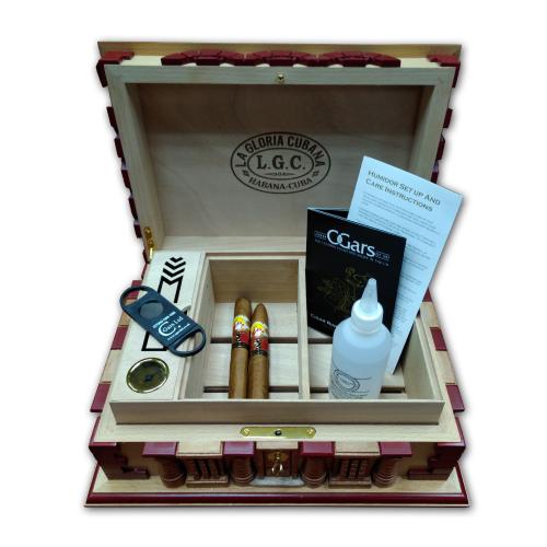 LCDH La Gloria Cubana 25th Anniversary Limited Edition Humidor & Cigars - 2 Cigars (No. 361 of 3500)