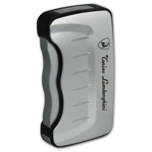 Lamborghini Tonino Eridanus Jet Lighter - Silver with Black Rim