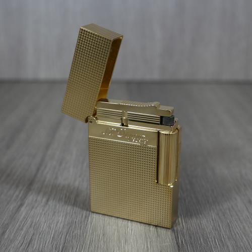 ST Dupont Lighter - Ligne 2 Small - Microdiamond Head Yellow Gold
