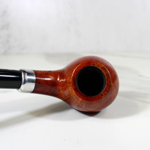 Molina Terracotta Bent 9mm Filter Fishtail Churchwarden Pipe (ML28)