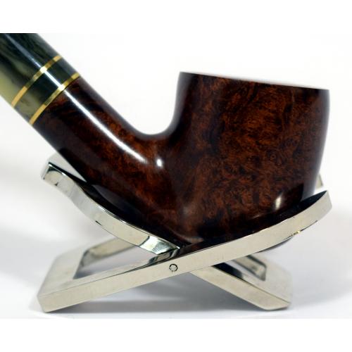 Molina Horn Ring Bent Brown Fishtail Pipe (ML06)