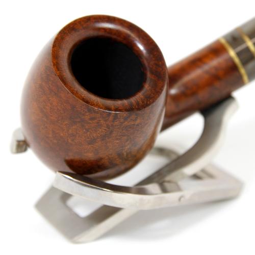 Molina Horn Ring Bent Brown Fishtail Pipe (ML25)