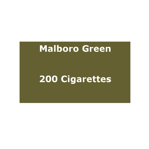 Marlboro Green - 10 pack of 20 Cigarettes (200) - End of Line- LIMITED STOCK