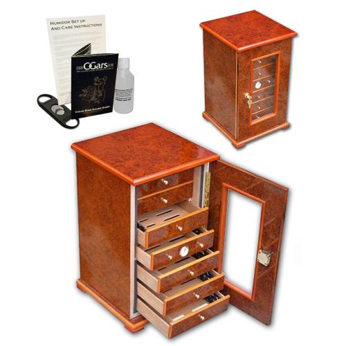 Martham Cigar Humidor Dark Cherry 200 cigars capacity