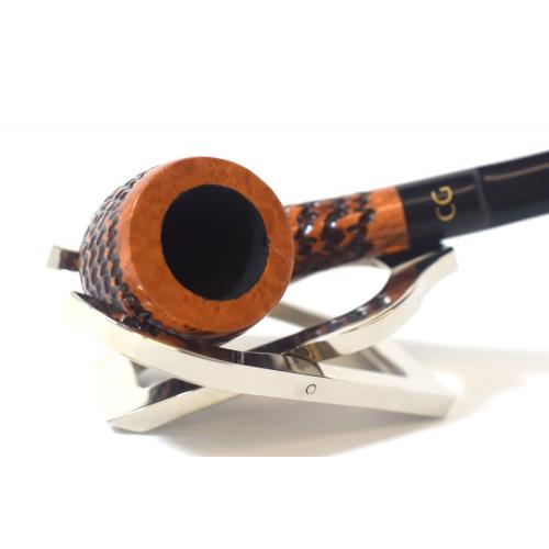 Orchant Seleccion Lightweight Carved Orange Metal Filter Limited Edition Fishtail Pipe (OS068)