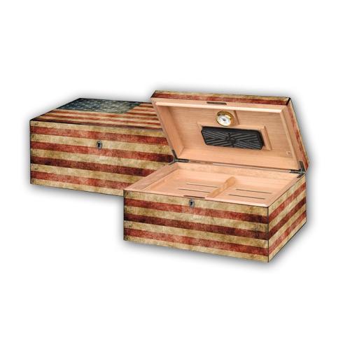 Old Glory Humidor - 100 Cigars Capacity