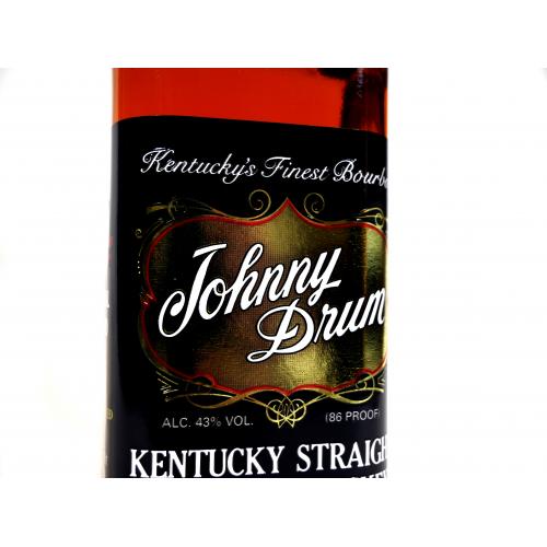 Johnny Drum Black Label Kentucky Straight Bourbon Whiskey - 70cl 43%