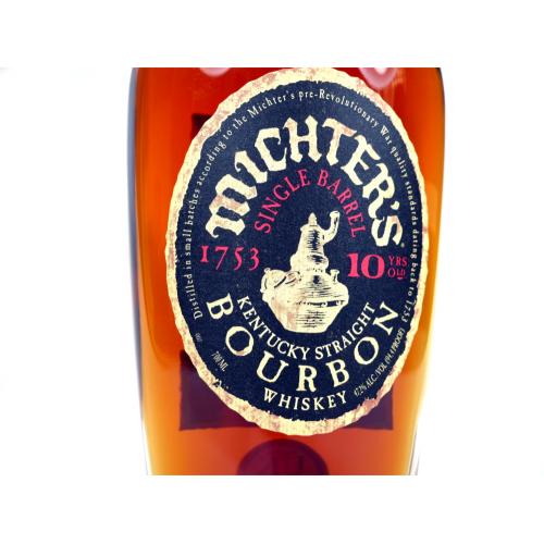 Michters 10 Year Old Single Barrel Kentucky Straight Bourbon Whiskey - 70cl 47.2%