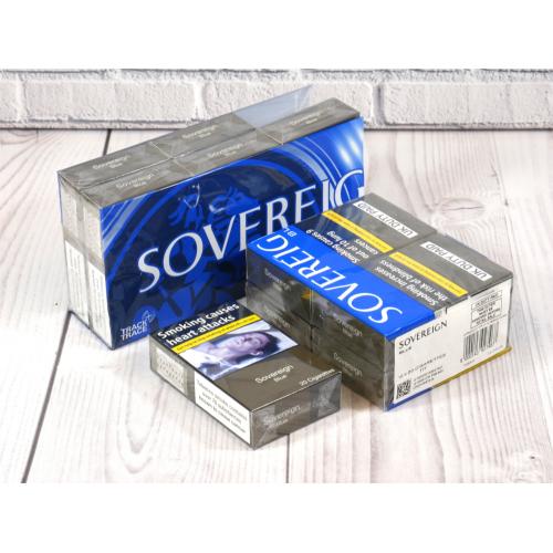 Sovereign Blue Kingsize - 10 packs of 20 cigarettes (200)