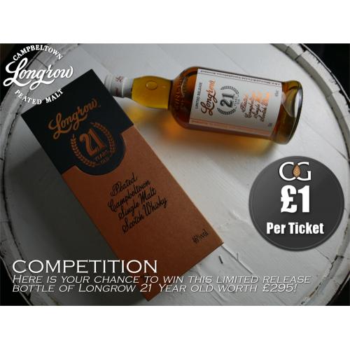 JUNE 2021 Competition Entry - Longrow 21 Year Old 2020 Edition - 46% 70cl