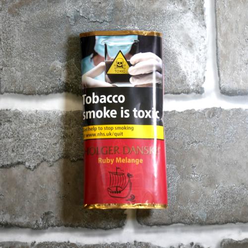 Holger Danske Ruby Melange (Cherry & Vanilla) Pipe Tobacco 40g Pouch - End of Line
